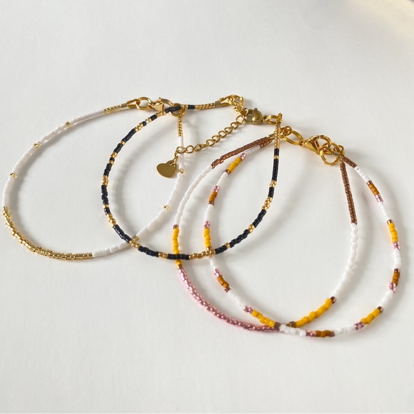 Hand Crafted Jewelry - Handcrafted Elegant Beaded Bracelet Set